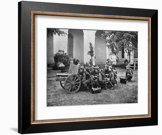 Paraguayan Artillery, Paraguay, 1911-null-Framed Giclee Print