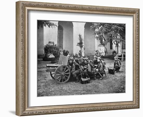 Paraguayan Artillery, Paraguay, 1911-null-Framed Giclee Print