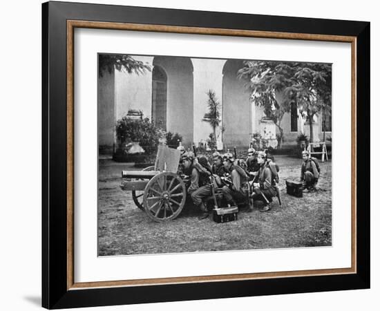 Paraguayan Artillery, Paraguay, 1911-null-Framed Giclee Print
