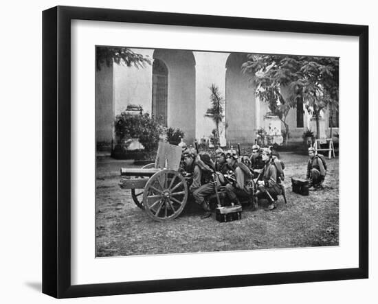 Paraguayan Artillery, Paraguay, 1911-null-Framed Giclee Print