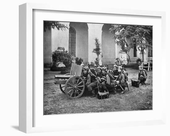 Paraguayan Artillery, Paraguay, 1911-null-Framed Giclee Print