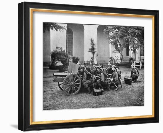 Paraguayan Artillery, Paraguay, 1911-null-Framed Giclee Print