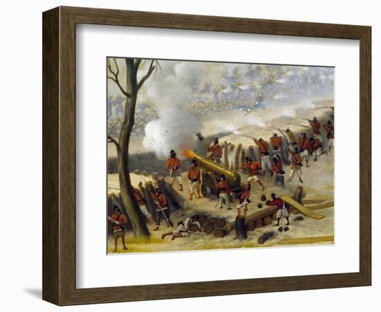 Paraguayan Artillery-Candido Lopez-Framed Giclee Print