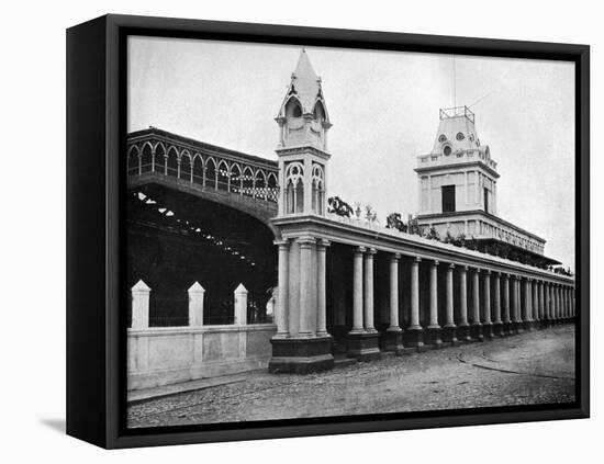 Paraguayan Central Railway Station, Asuncion, Paraguay, 1911-null-Framed Premier Image Canvas