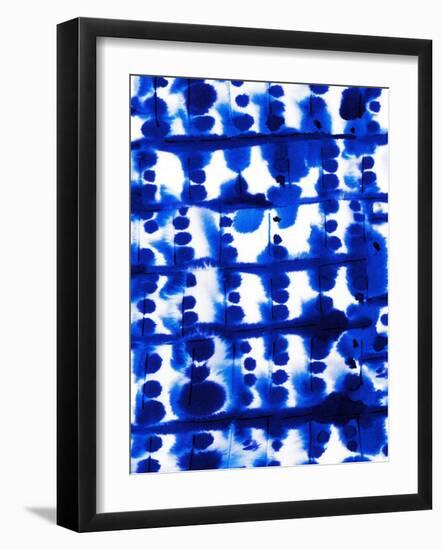 Parallel Electric Blue-Jacqueline Maldonado-Framed Art Print