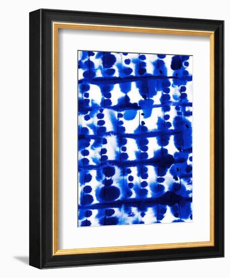 Parallel Electric Blue-Jacqueline Maldonado-Framed Art Print