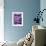 Parallel Purple Mauve-Jacqueline Maldonado-Framed Art Print displayed on a wall