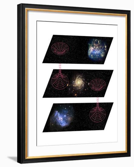 Parallel Universes, Artwork-Victor De Schwanberg-Framed Photographic Print