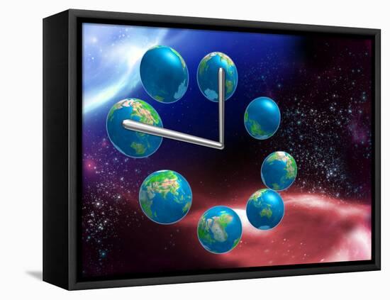 Parallel Universes, Conceptual Artwork-Victor Habbick-Framed Premier Image Canvas