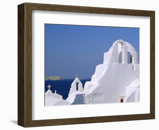 Paraportiani Church in the Alefkandra District of the Old Town, Mykonos, Cyclades Islands, Greece-Fraser Hall-Framed Photographic Print