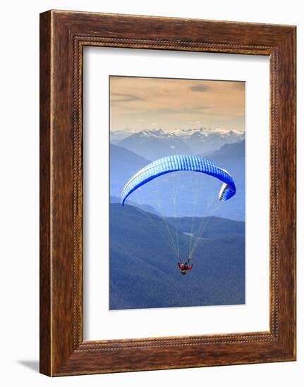 Parasailing atop in early Fall, British Columbia, Canada-Stuart Westmorland-Framed Photographic Print