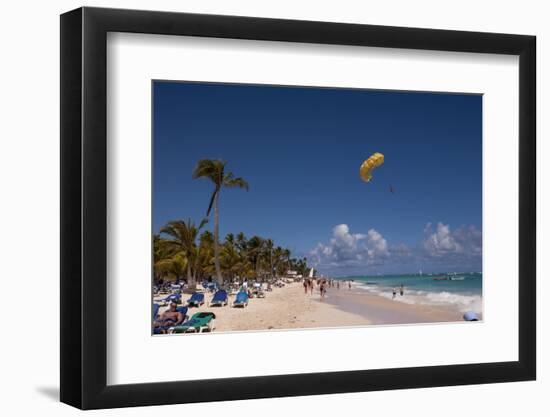 Parasailing, Bavaro, Higuey, Punta Cana, Dominican Republic-Lisa S. Engelbrecht-Framed Photographic Print