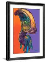 Parasauroluphus-Ron Burns-Framed Art Print