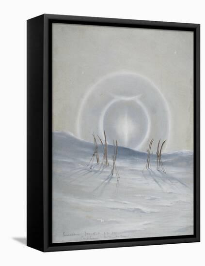 Paraselena, Cape Evans, McMurdo Sound, 9:30pm, Jan 15, 1911-Edward Adrian Wilson-Framed Premier Image Canvas