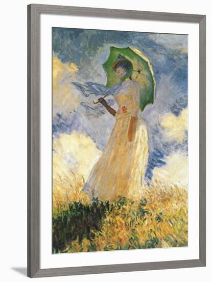 Parasol-Claude Monet-Framed Art Print