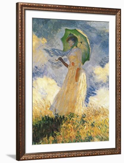 Parasol-Claude Monet-Framed Art Print