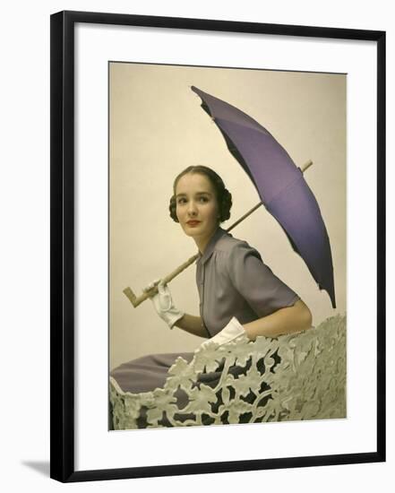 Parasols-Nina Leen-Framed Photographic Print