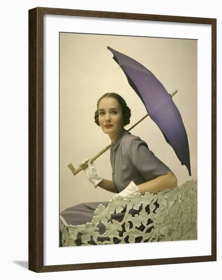 Parasols-Nina Leen-Framed Photographic Print