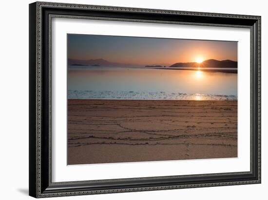 Paraty Beach in Rio De Janeiro State at Sunrise-Alex Saberi-Framed Photographic Print