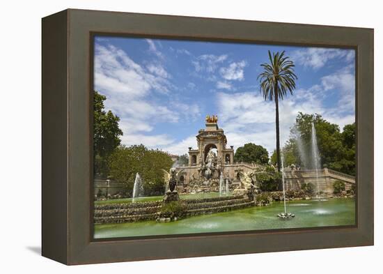 Parc De La Ciutadella, Barcelona, Catalonia, Spain-Mark Mawson-Framed Premier Image Canvas