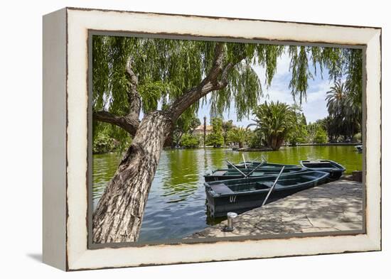 Parc De La Ciutadella, Barcelona, Catalonia, Spain-Mark Mawson-Framed Premier Image Canvas