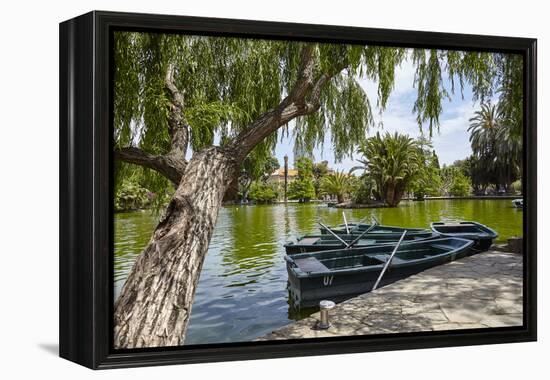 Parc De La Ciutadella, Barcelona, Catalonia, Spain-Mark Mawson-Framed Premier Image Canvas