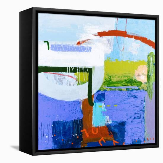 Parc emotion-Hyunah Kim-Framed Stretched Canvas