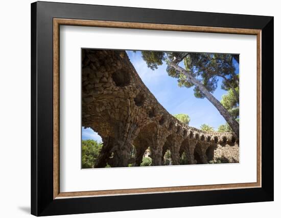 Parc Guell, UNESCO World Heritage Site, Barcelona, Catalonia, Spain, Europe-Charlie Harding-Framed Photographic Print