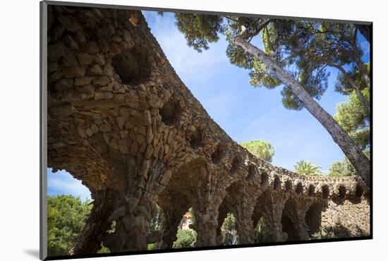 Parc Guell, UNESCO World Heritage Site, Barcelona, Catalonia, Spain, Europe-Charlie Harding-Mounted Photographic Print