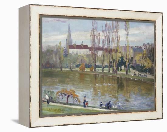 Parc Montsouris, Paris, 1889-John Henry Twachtman-Framed Premier Image Canvas