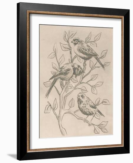 Parchment Flock I-June Vess-Framed Art Print