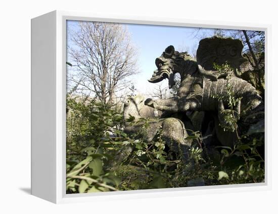 Parco Dei Monstri (Garden of the Monsters), Sacro Bosco, Bomarzo Gardens, Viterbo, Lazio, Italy-Oliviero Olivieri-Framed Premier Image Canvas