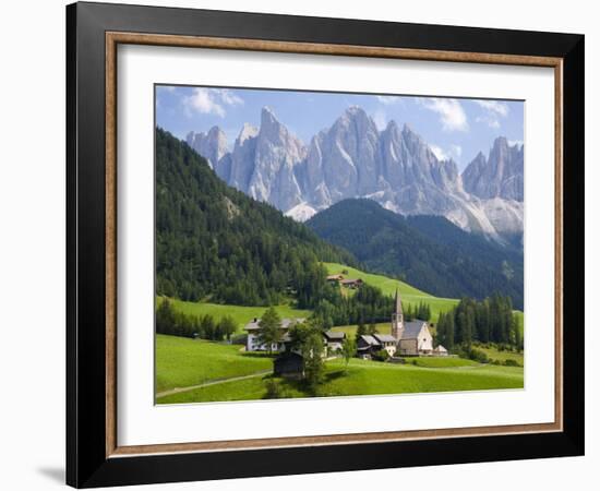 Parco Naturale Puez-Odle, Santa Maddalena, Val Di Funes, Dolomites, Bolzano, Italy-Ruth Tomlinson-Framed Photographic Print