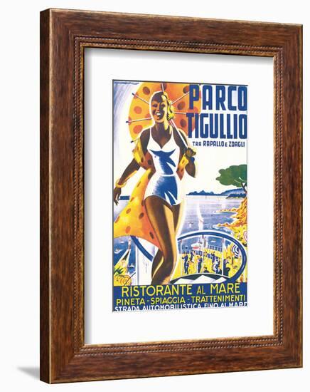 Parco Tigullio, Tra Rapallo e Zoagli-null-Framed Art Print