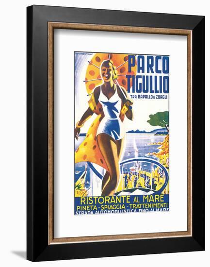 Parco Tigullio, Tra Rapallo e Zoagli-null-Framed Art Print