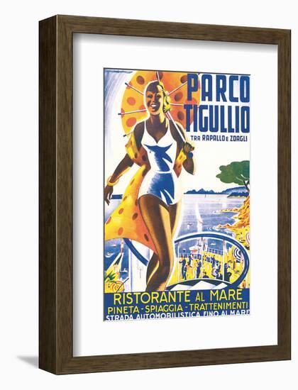 Parco Tigullio, Tra Rapallo e Zoagli-null-Framed Art Print