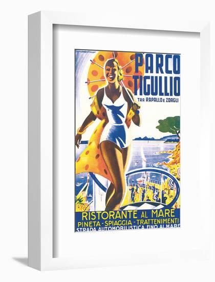 Parco Tigullio, Tra Rapallo e Zoagli-null-Framed Art Print