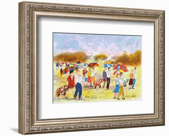 Parcours de Golf II-Urbain Huchet-Framed Collectable Print