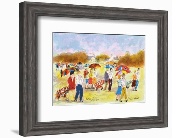 Parcours de Golf II-Urbain Huchet-Framed Collectable Print