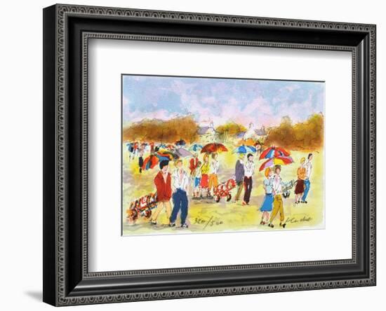 Parcours de Golf II-Urbain Huchet-Framed Collectable Print