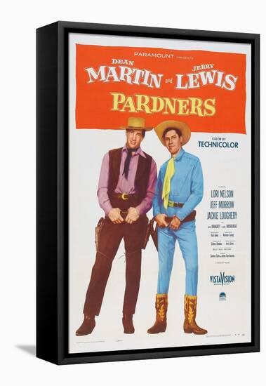 Pardners, Dean Martin, Jerry Lewis, 1956-null-Framed Stretched Canvas