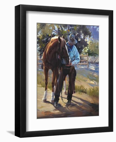 Pardners-Carolyne Hawley-Framed Art Print