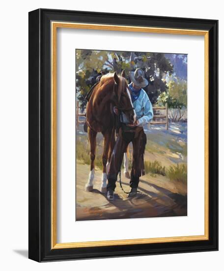 Pardners-Carolyne Hawley-Framed Art Print