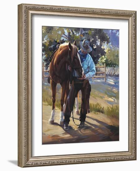 Pardners-Carolyne Hawley-Framed Art Print