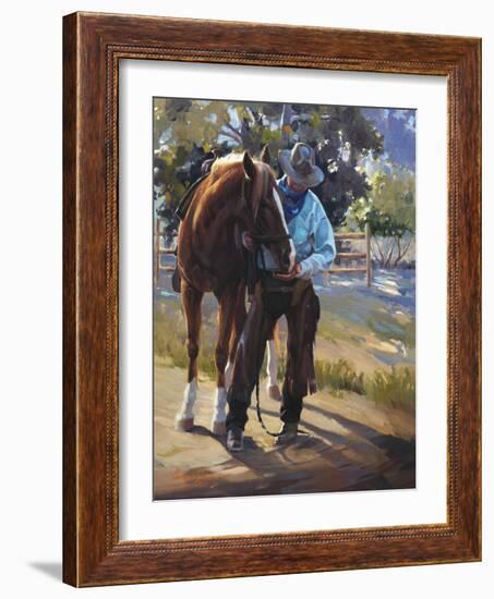 Pardners-Carolyne Hawley-Framed Art Print