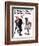 "Pardon Me" Saturday Evening Post Cover, January 26,1918-Norman Rockwell-Framed Giclee Print