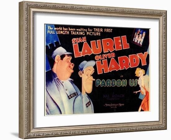 Pardon Us, 1931-null-Framed Art Print