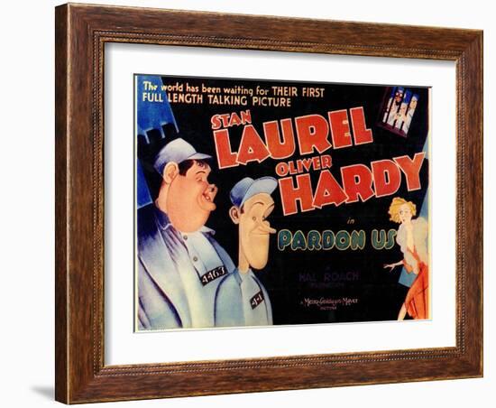 Pardon Us, 1931-null-Framed Art Print