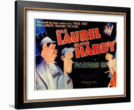 Pardon Us, 1931-null-Framed Art Print