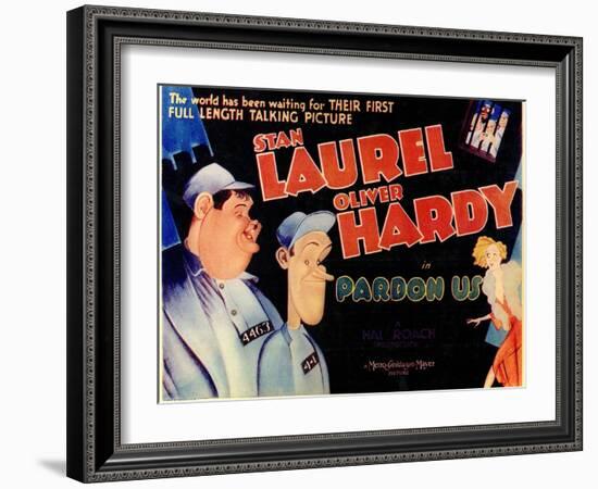 Pardon Us, 1931-null-Framed Art Print